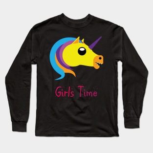 Emoji unicornio Long Sleeve T-Shirt